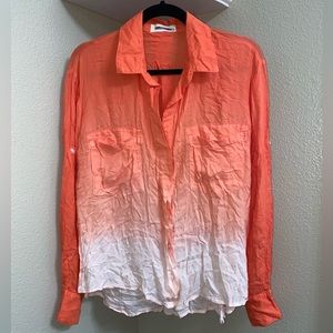 New Bella Dahl Newport Split Back Top XS